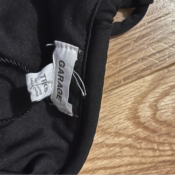 Black garage corset crop top - Picture 4 of 4